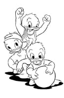 Donald Duck kleurplaat 5